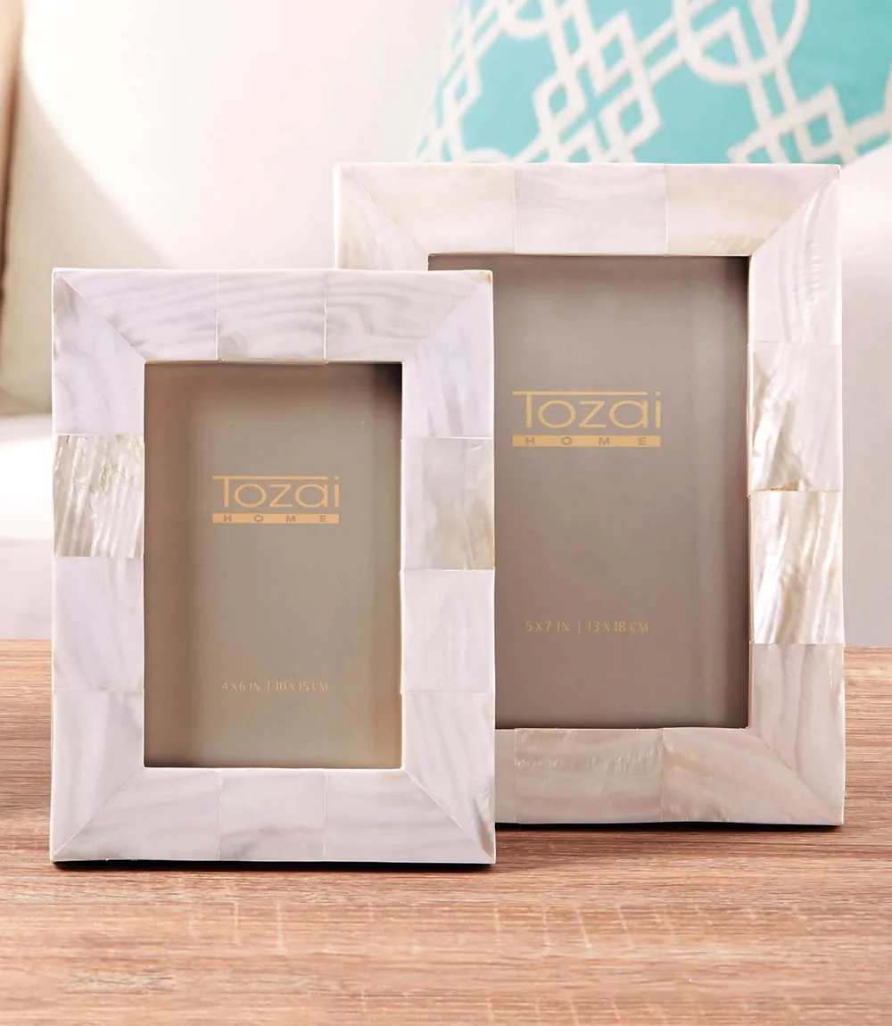 Mother Of Pearl Picture Frame, 5" x 7" - Image 3