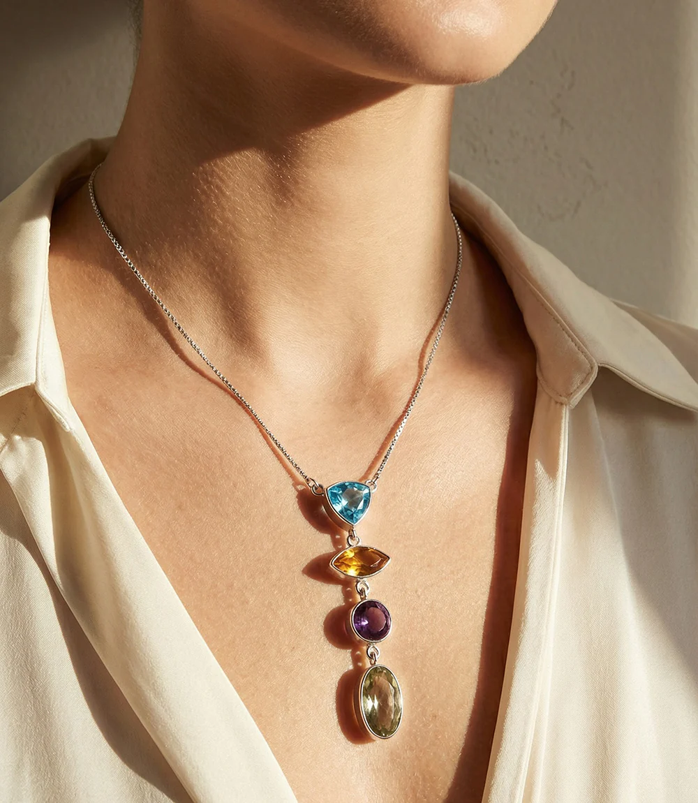 Multi Gemstone Necklace