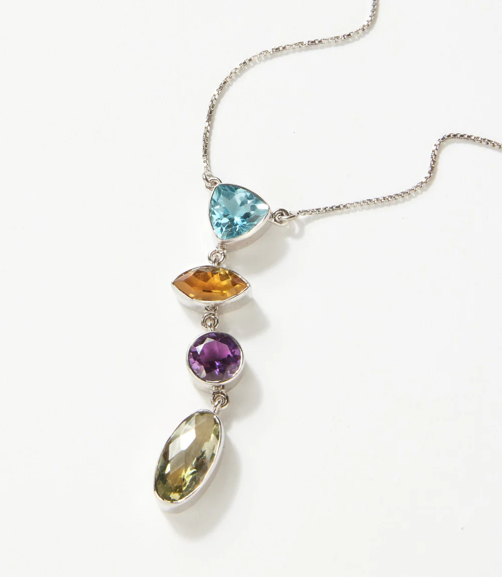 Multi Gemstone Necklace - Image 2