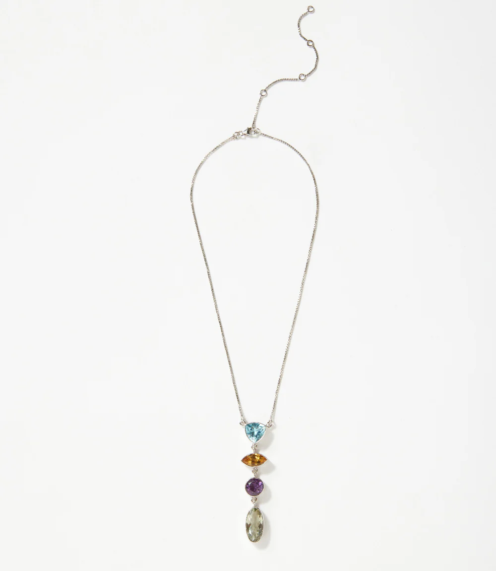 Multi Gemstone Necklace - Image 3