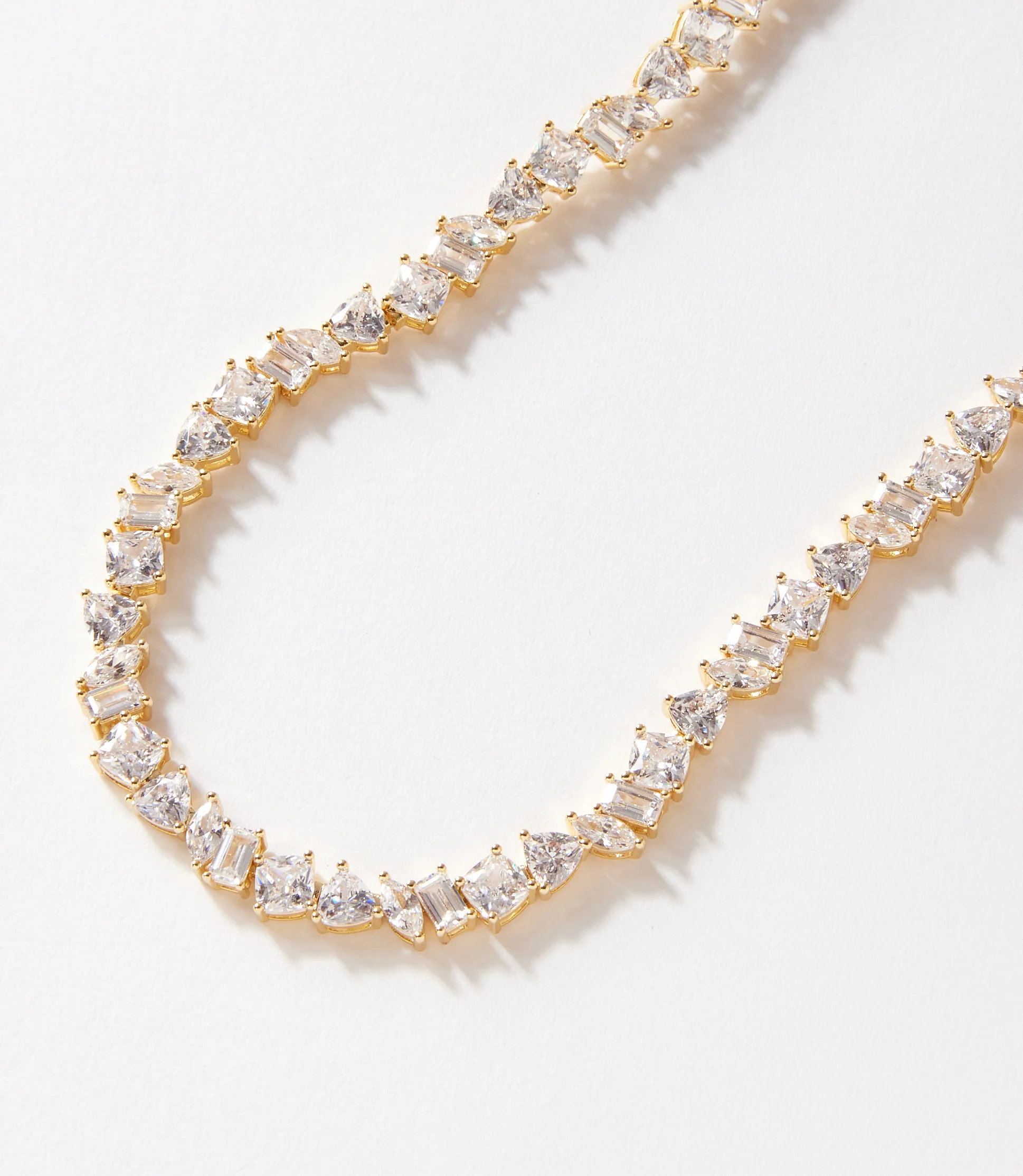 Multi Shaped Tennis Necklace - Image 2