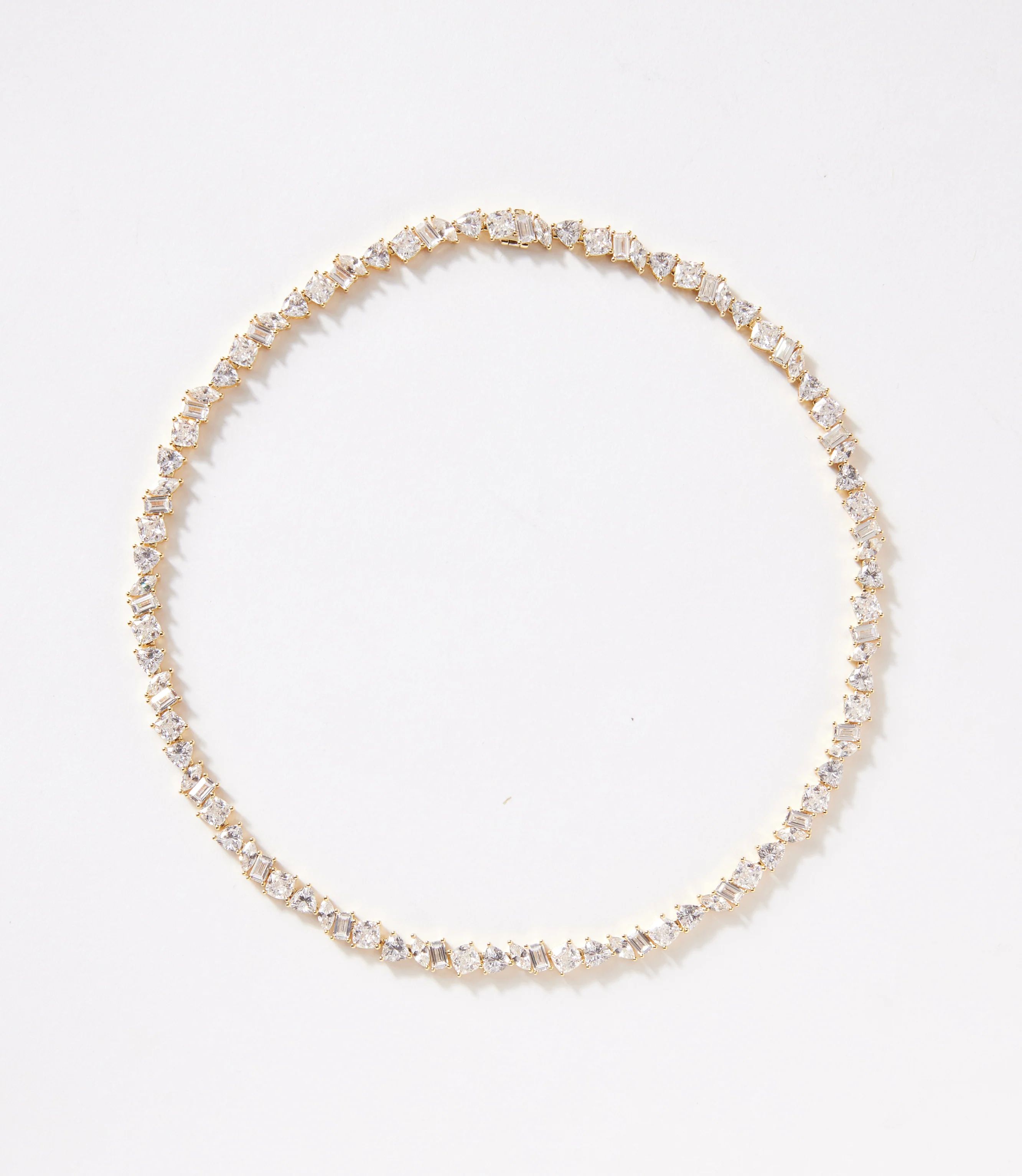 Multi Shaped Tennis Necklace - Image 4