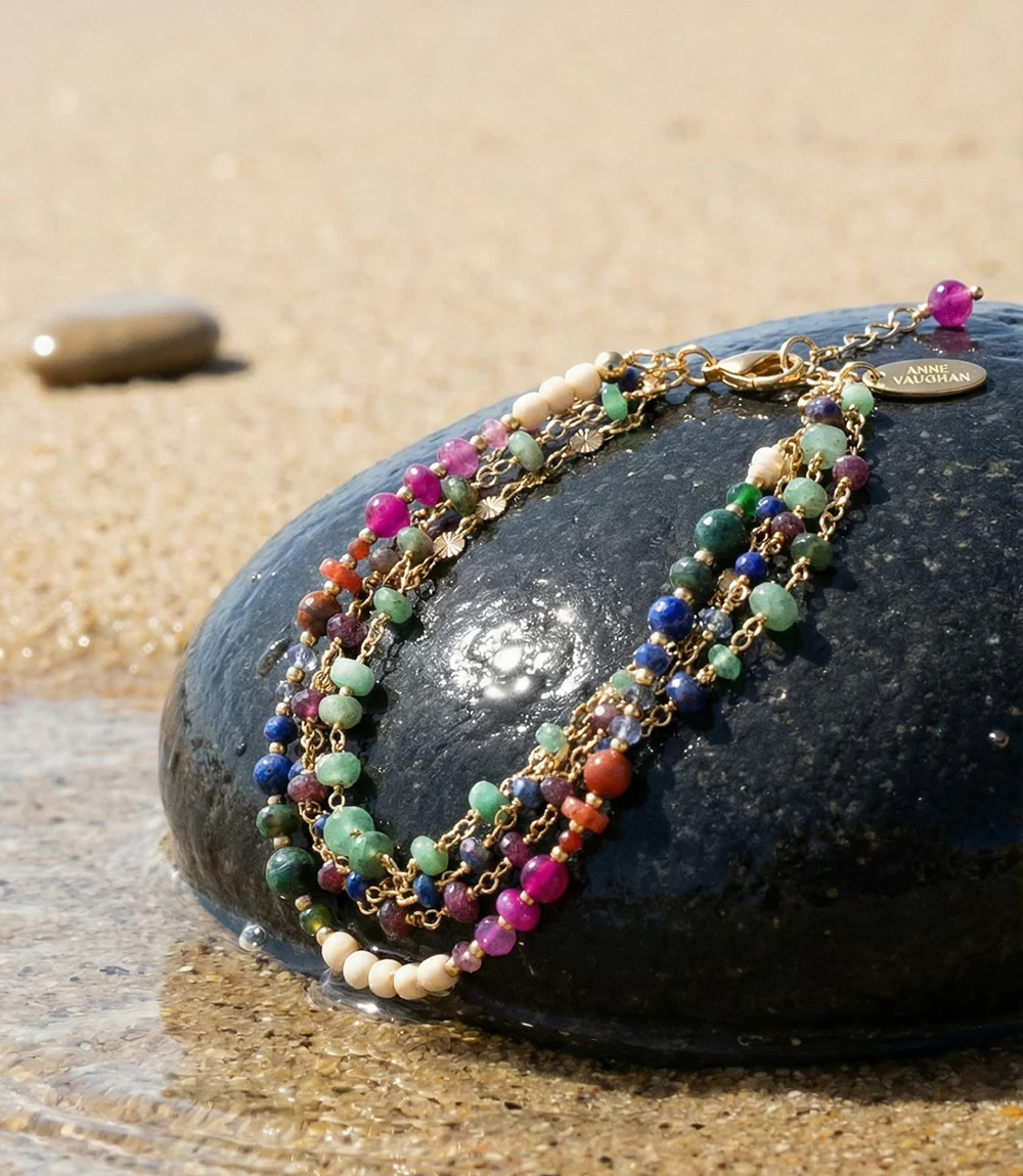 Multistrand Gemstone Bracelet