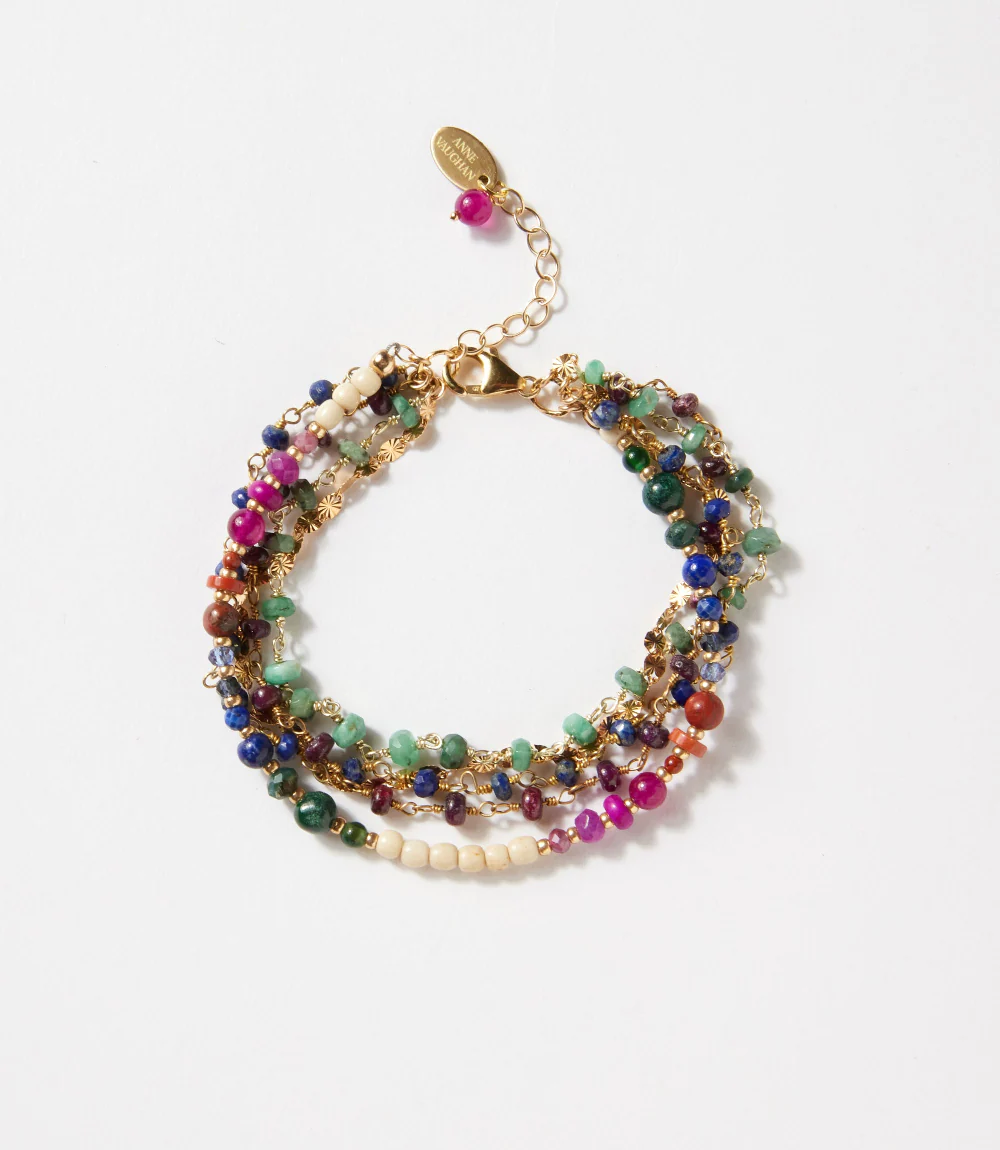 Multistrand Gemstone Bracelet - Image 2
