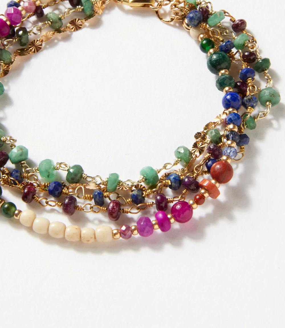 Multistrand Gemstone Bracelet - Image 3