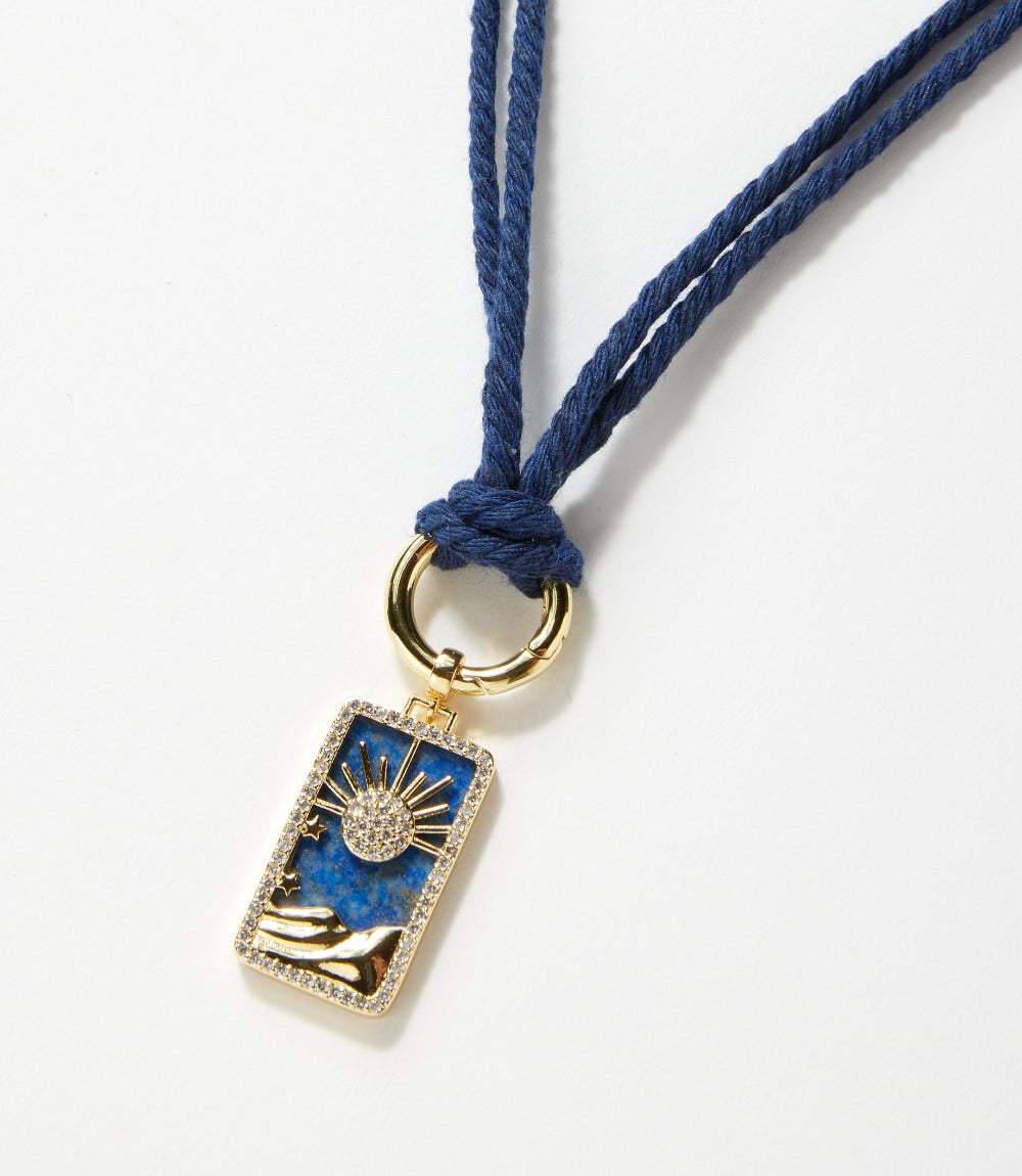 Night Sky Pendant Cord Necklace - Image 3