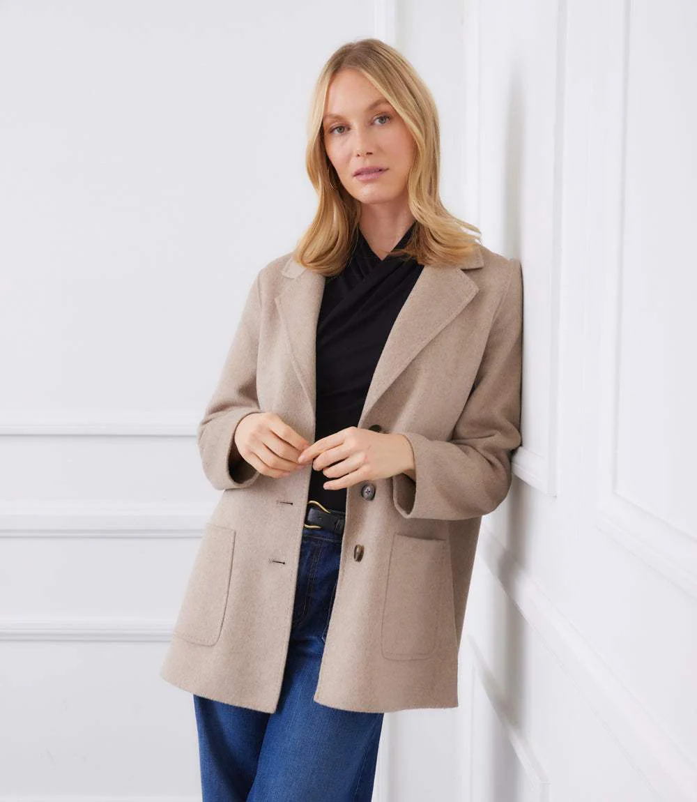 Oversized Brushed Blazer - Image 2