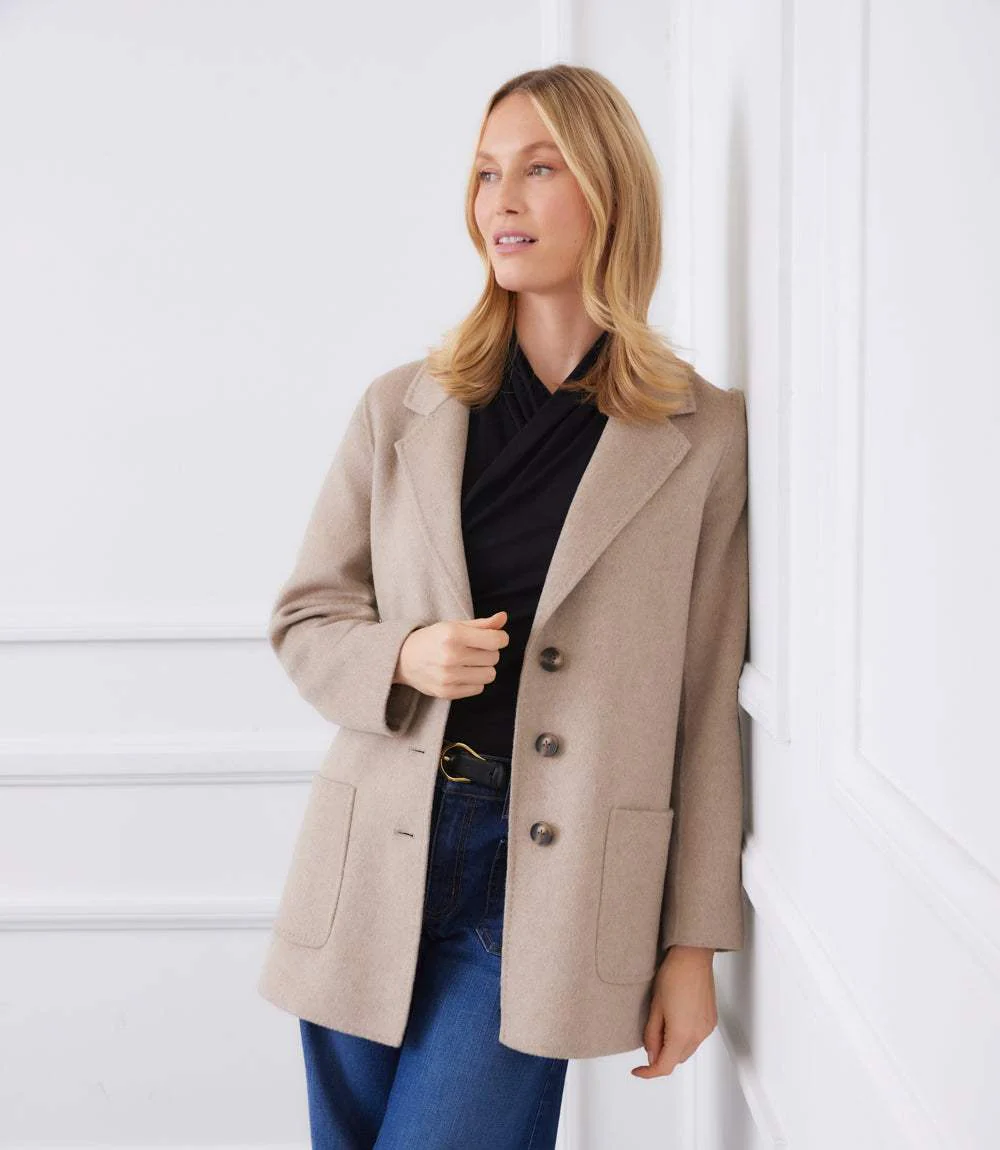 Oversized Brushed Blazer - Image 7