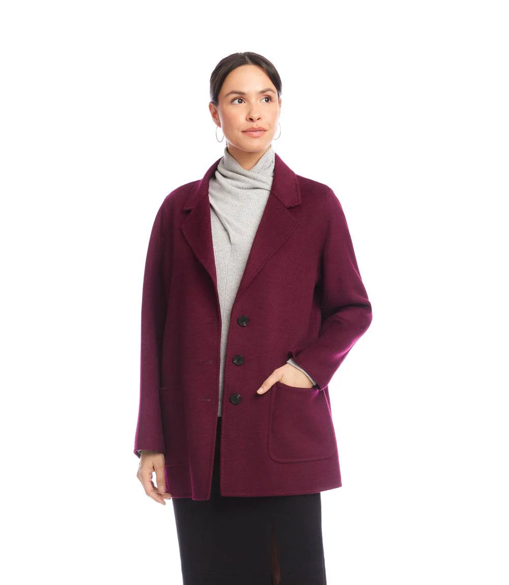 Oversized Brushed Blazer - Image 3