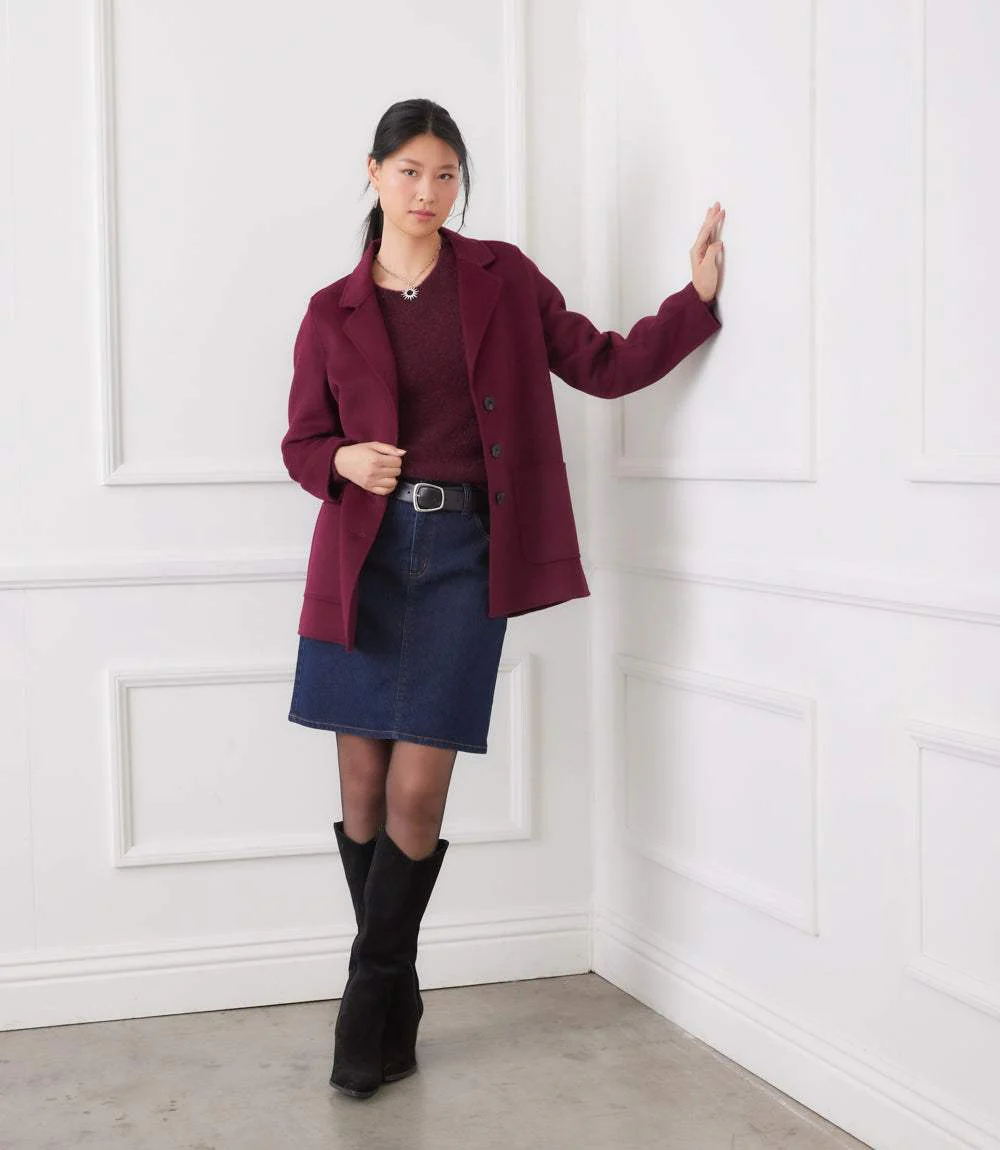Oversized Brushed Blazer - Image 7