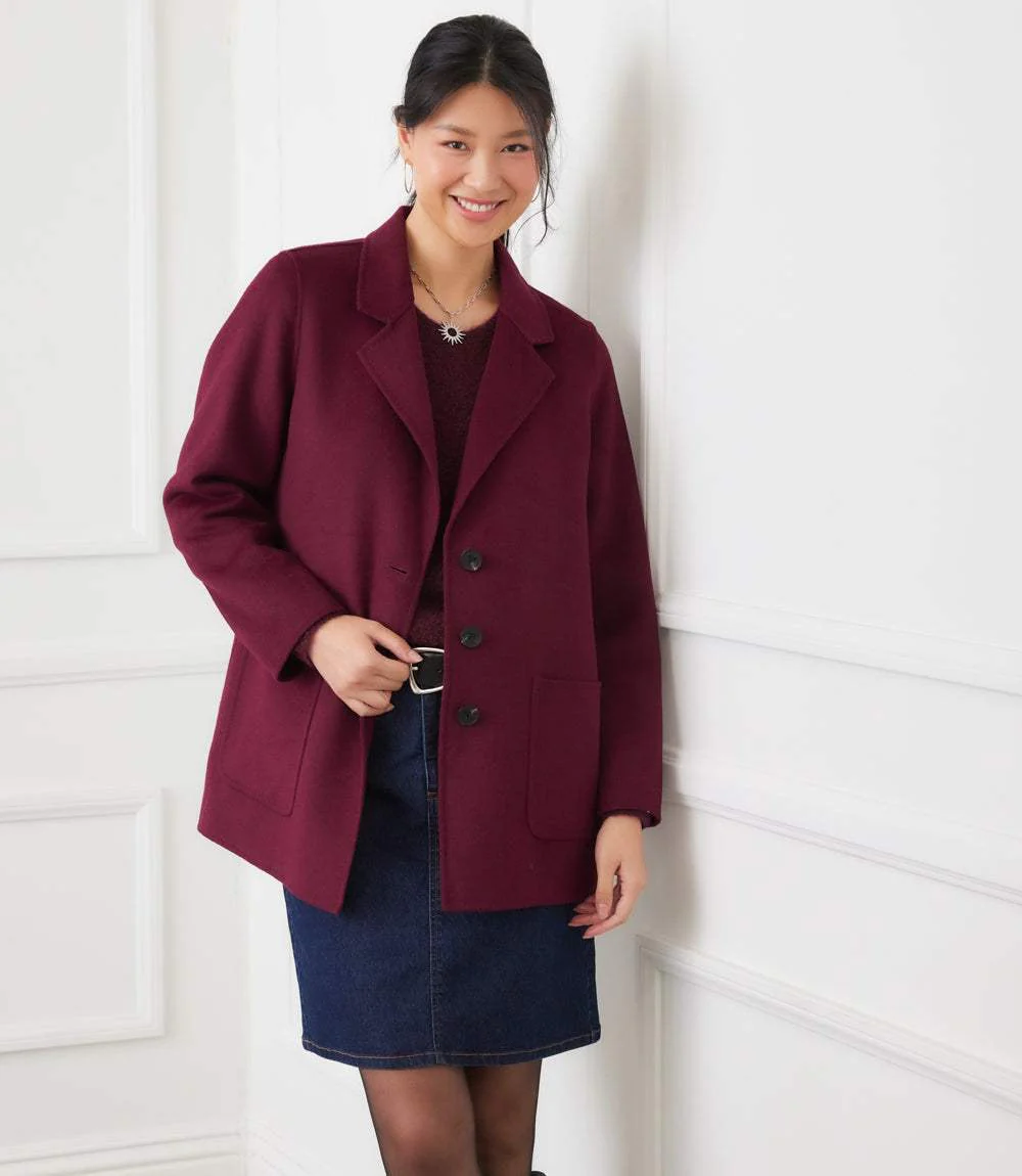 Oversized Brushed Blazer - Image 8