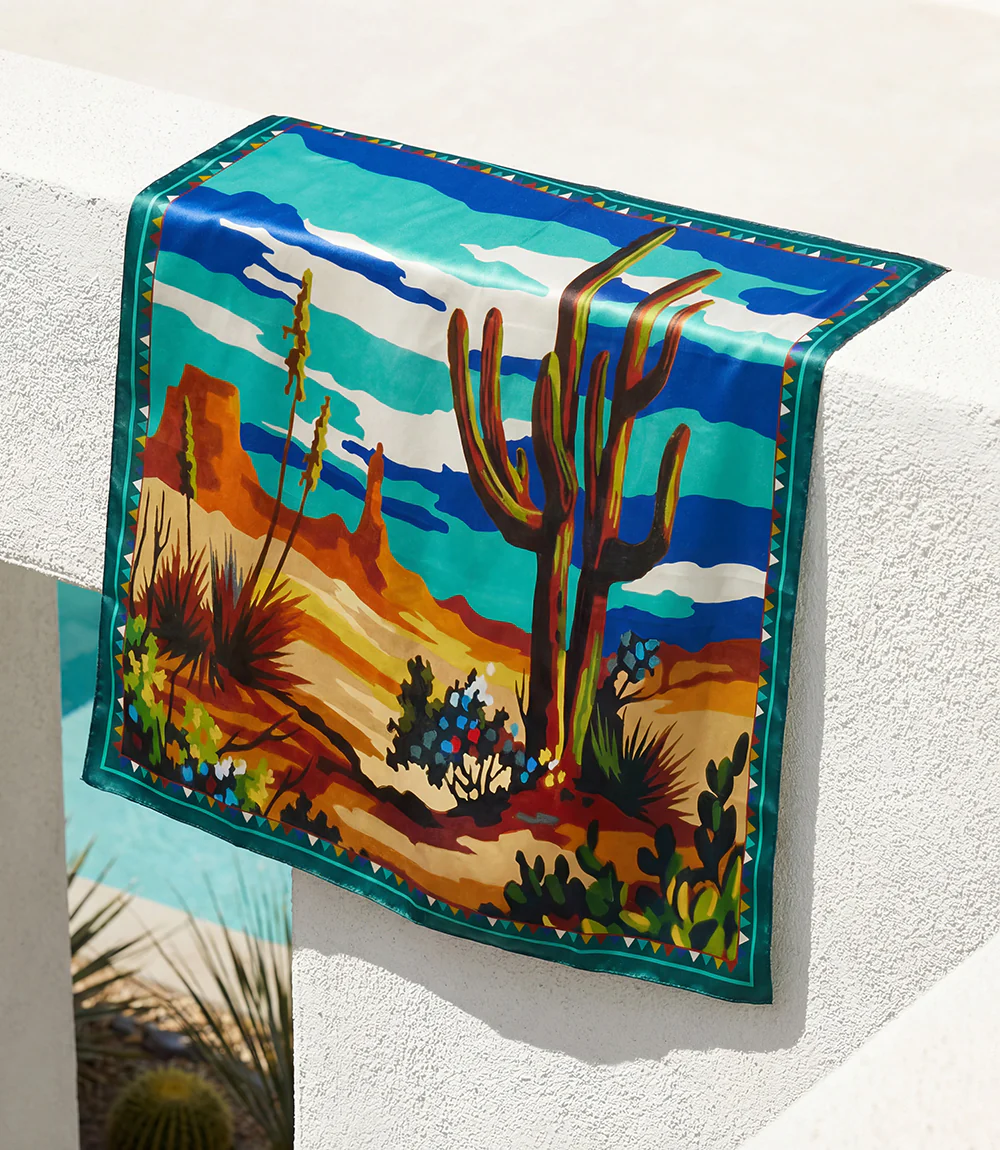 Paint By Numbers Silk Scarf