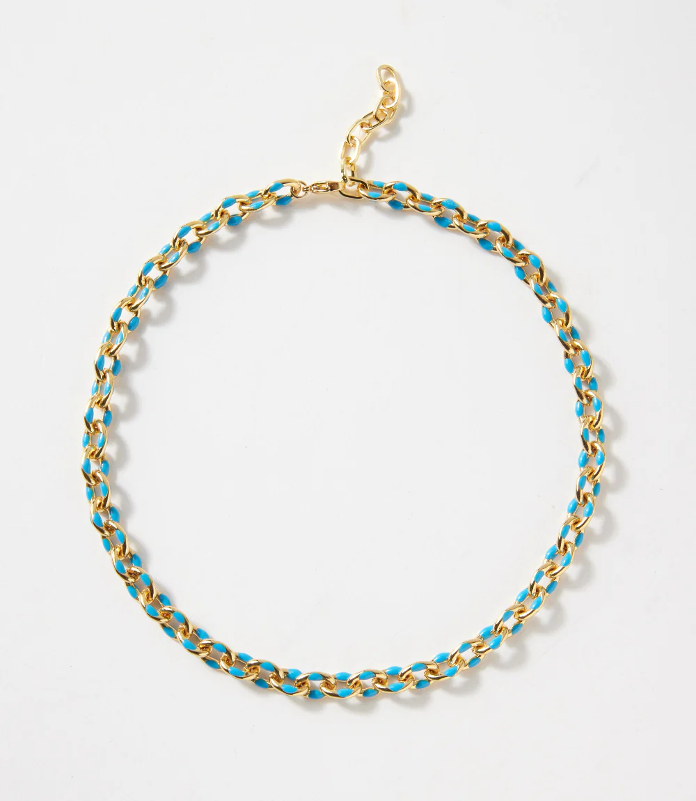 Painted Link Necklace - Image 2