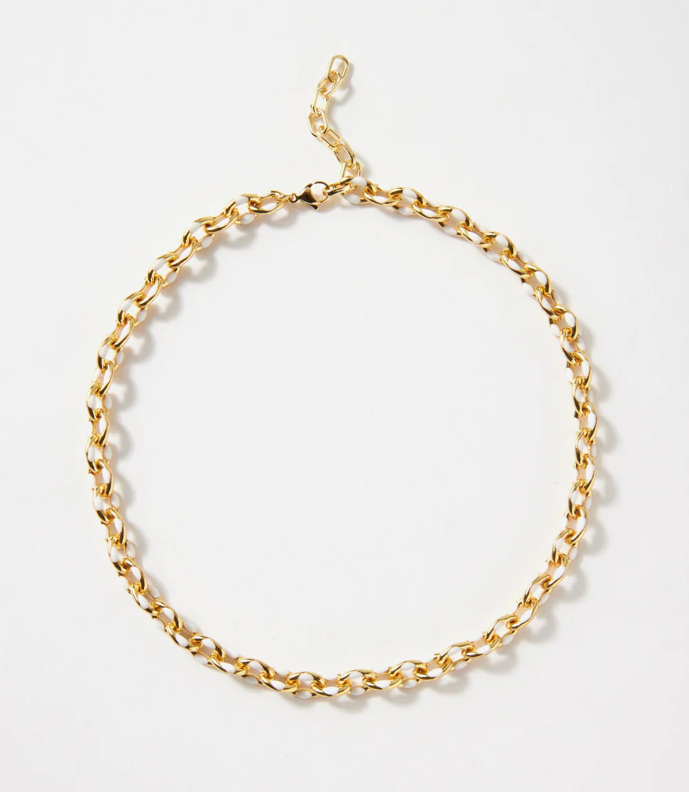 Painted Link Necklace - Image 2