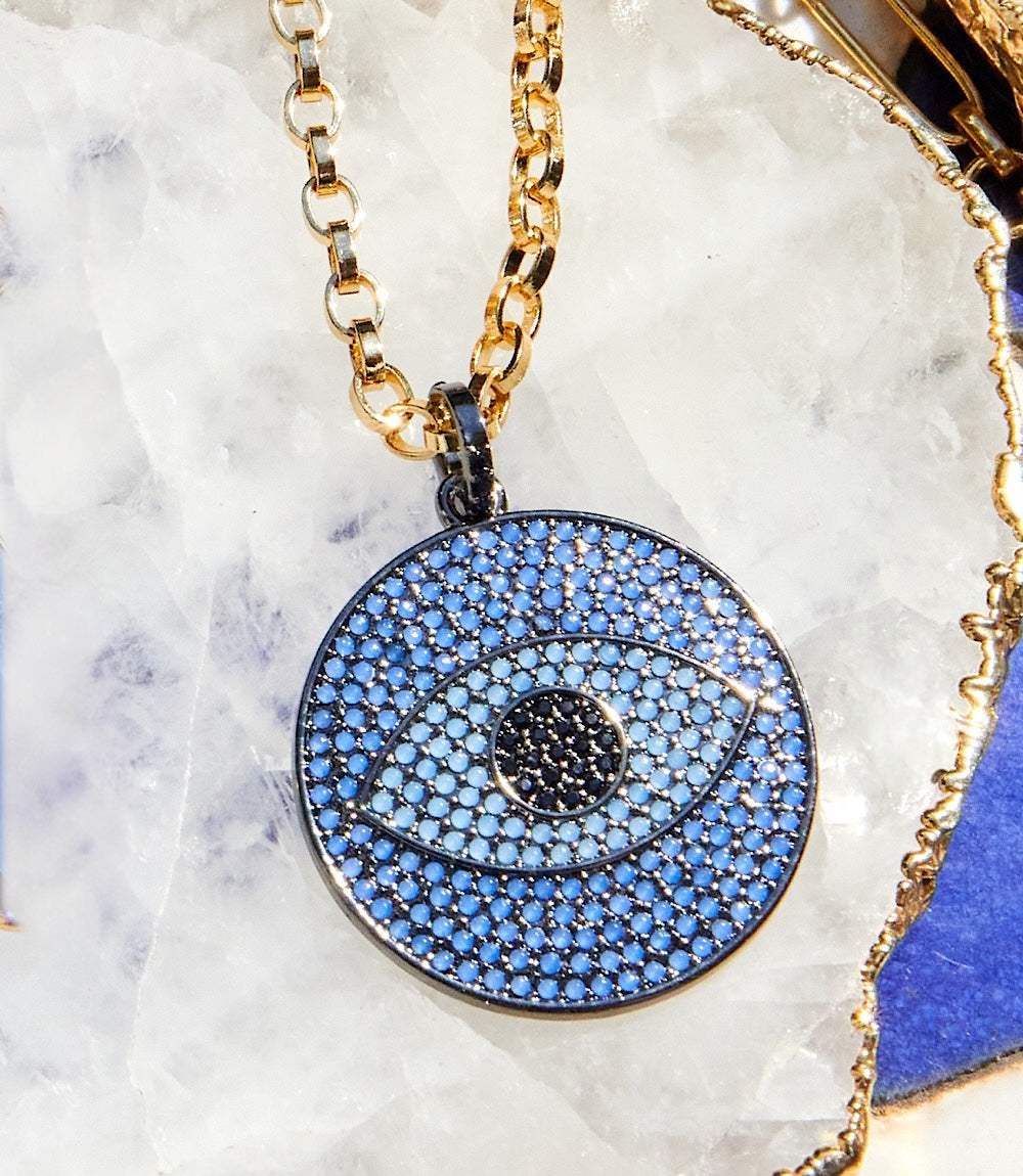 Pavé Crystal Pendant Necklace - Image 8