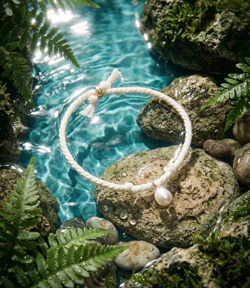 Pearl Cord Bracelet - Image 4