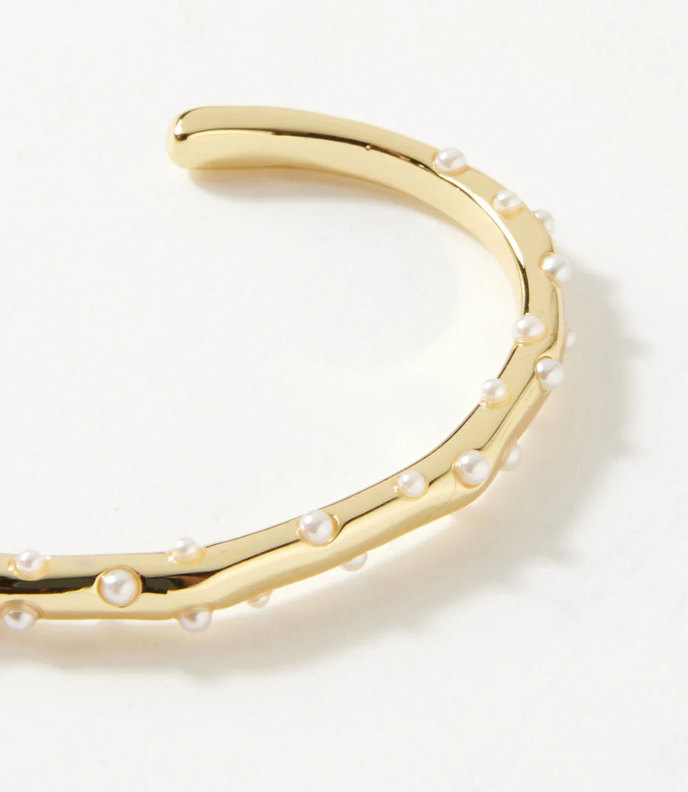Pearl Cuff Bracelet - Image 5