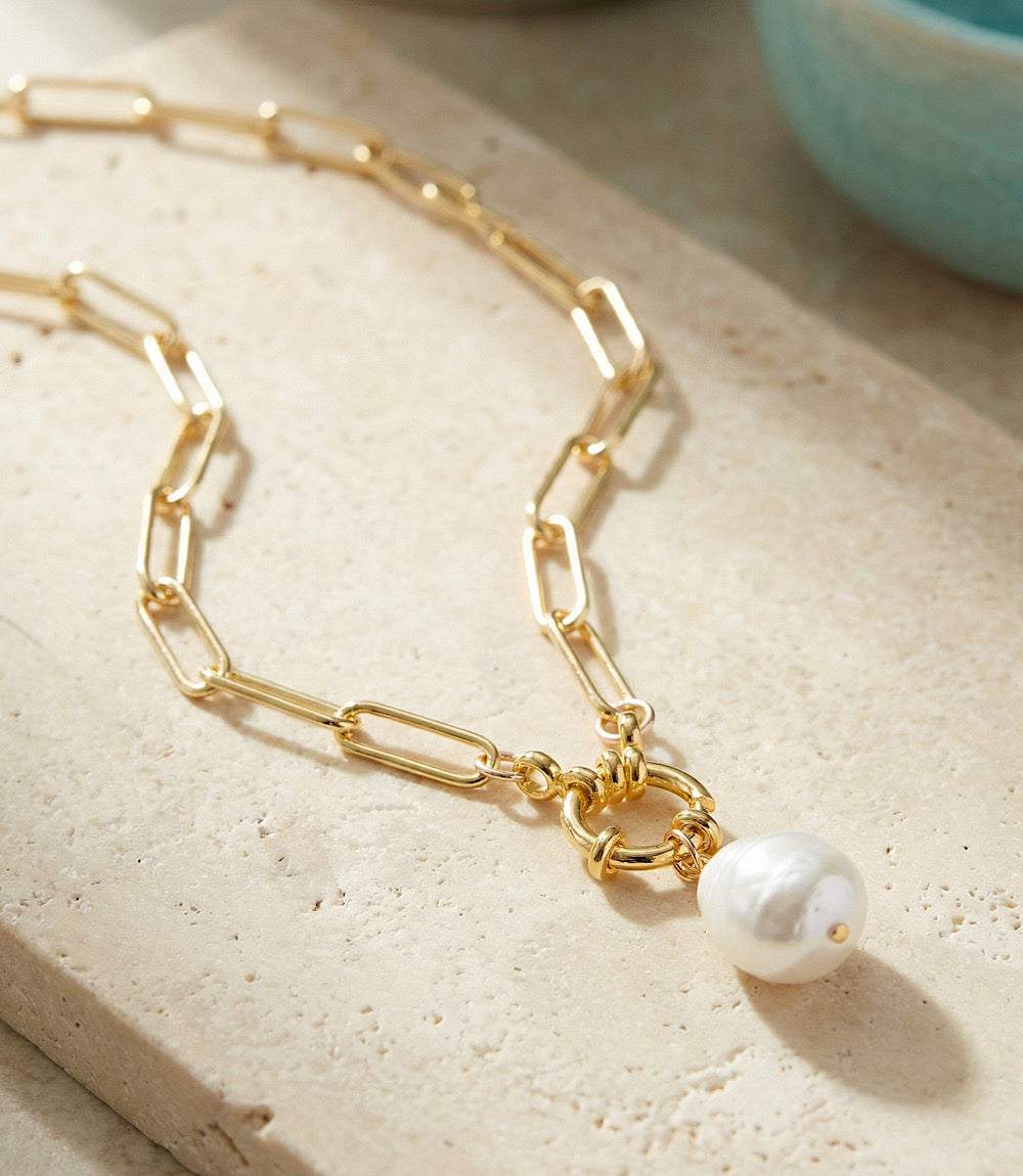 Pearl Toggle Necklace