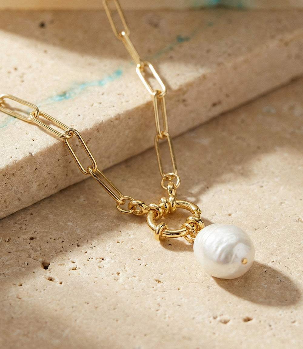 Pearl Toggle Necklace - Image 3