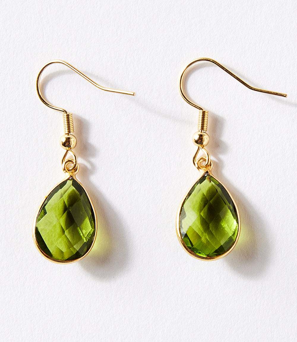 Peridot Gemstone Earrings - Image 2