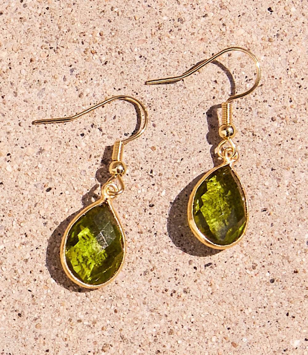 Peridot Gemstone Earrings - Image 5