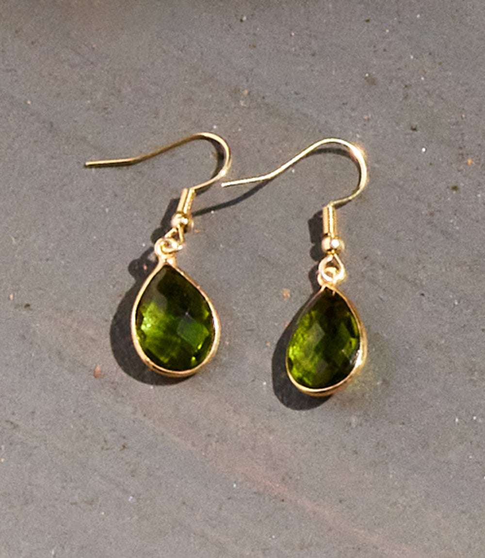 Peridot Gemstone Earrings - Image 6