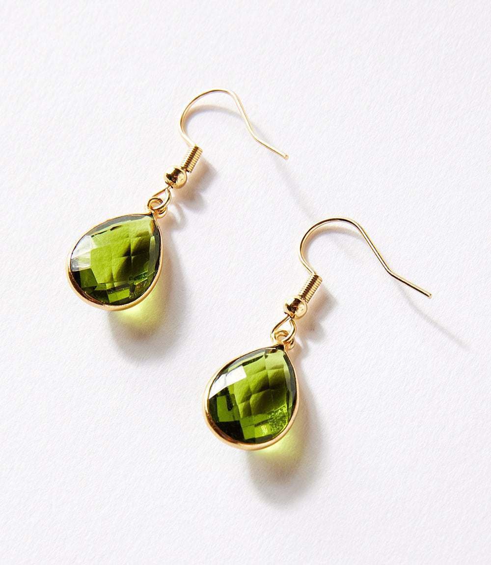 Peridot Gemstone Earrings - Image 7