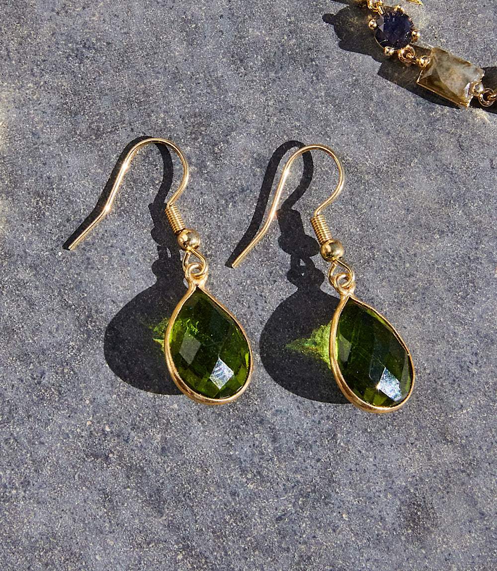 Peridot Gemstone Earrings - Image 9