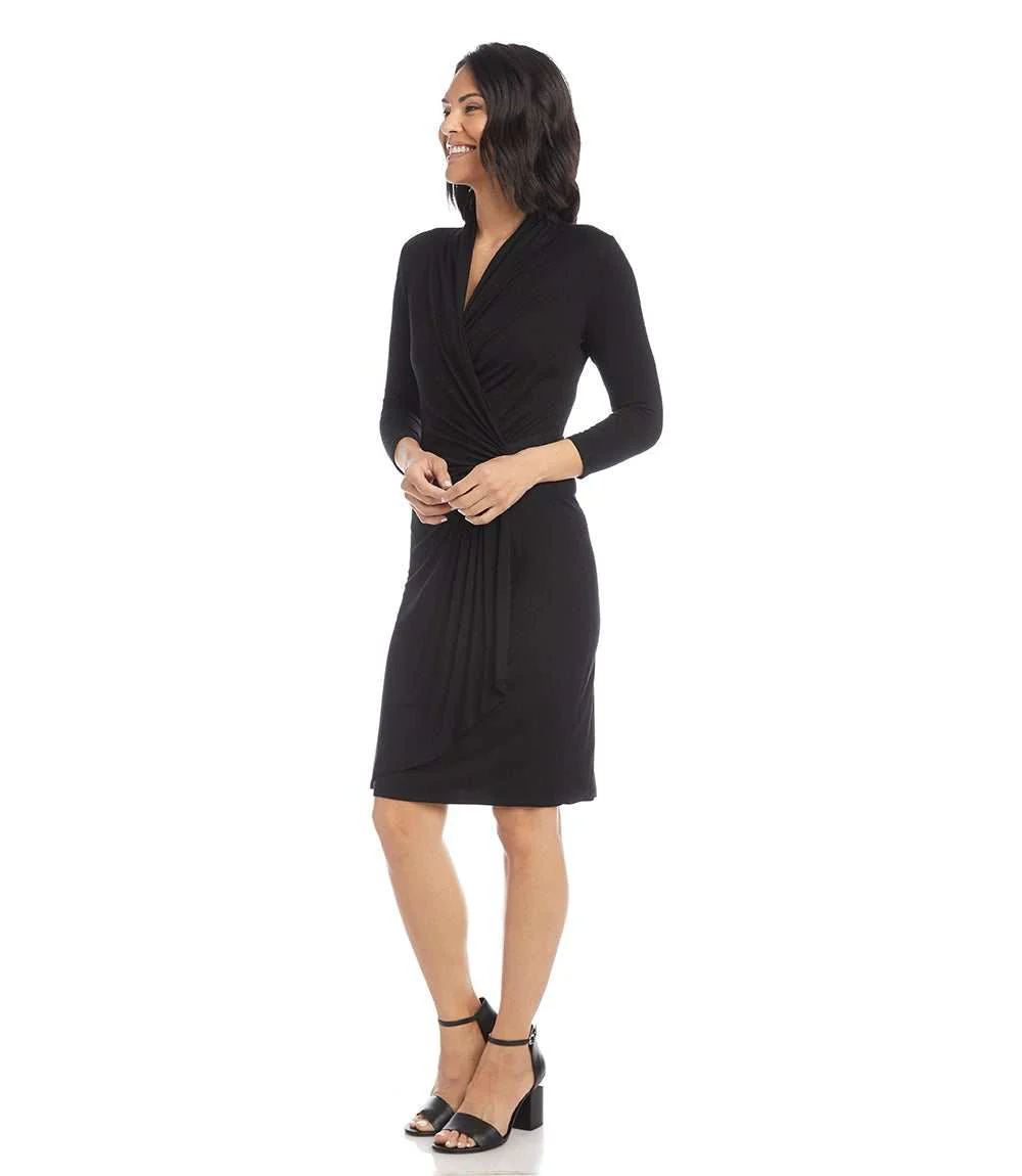 Cascade Wrap Dress - Image 7