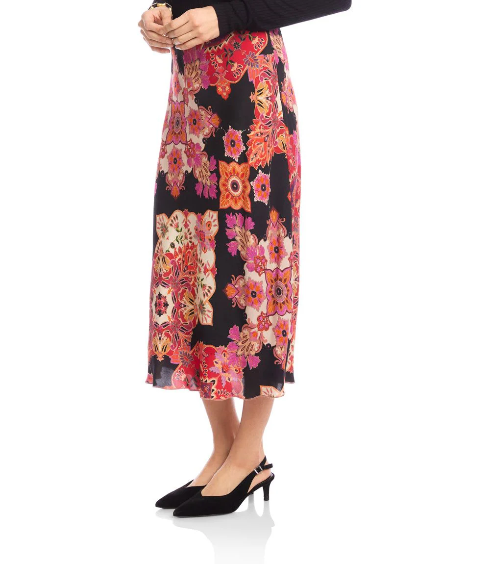 Petite Size Bias Cut Midi Skirt - Image 3