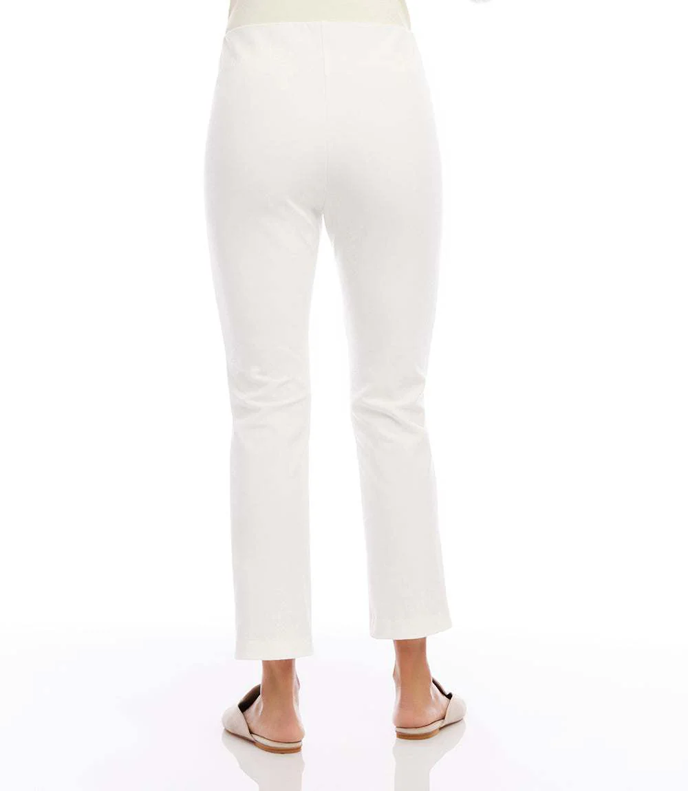 Petite Size Cropped Pintuck Pants - Image 3