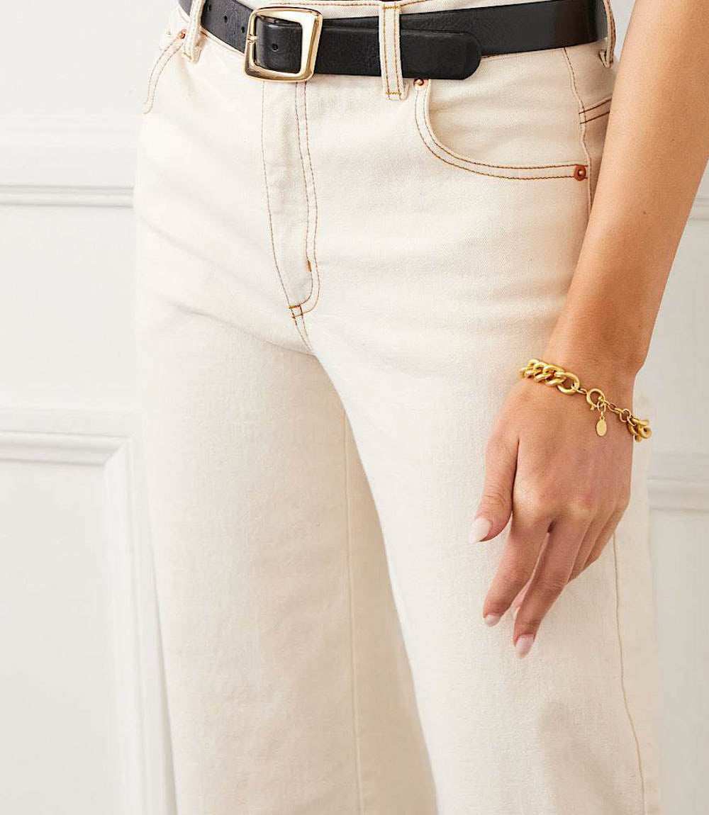 Petite Size Full Length Wide-Leg Jeans - Image 2