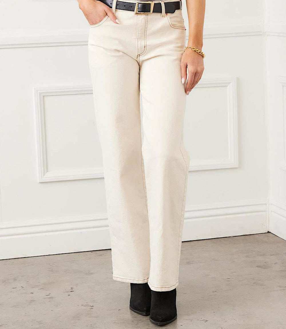 Petite Size Full Length Wide-Leg Jeans - Image 6