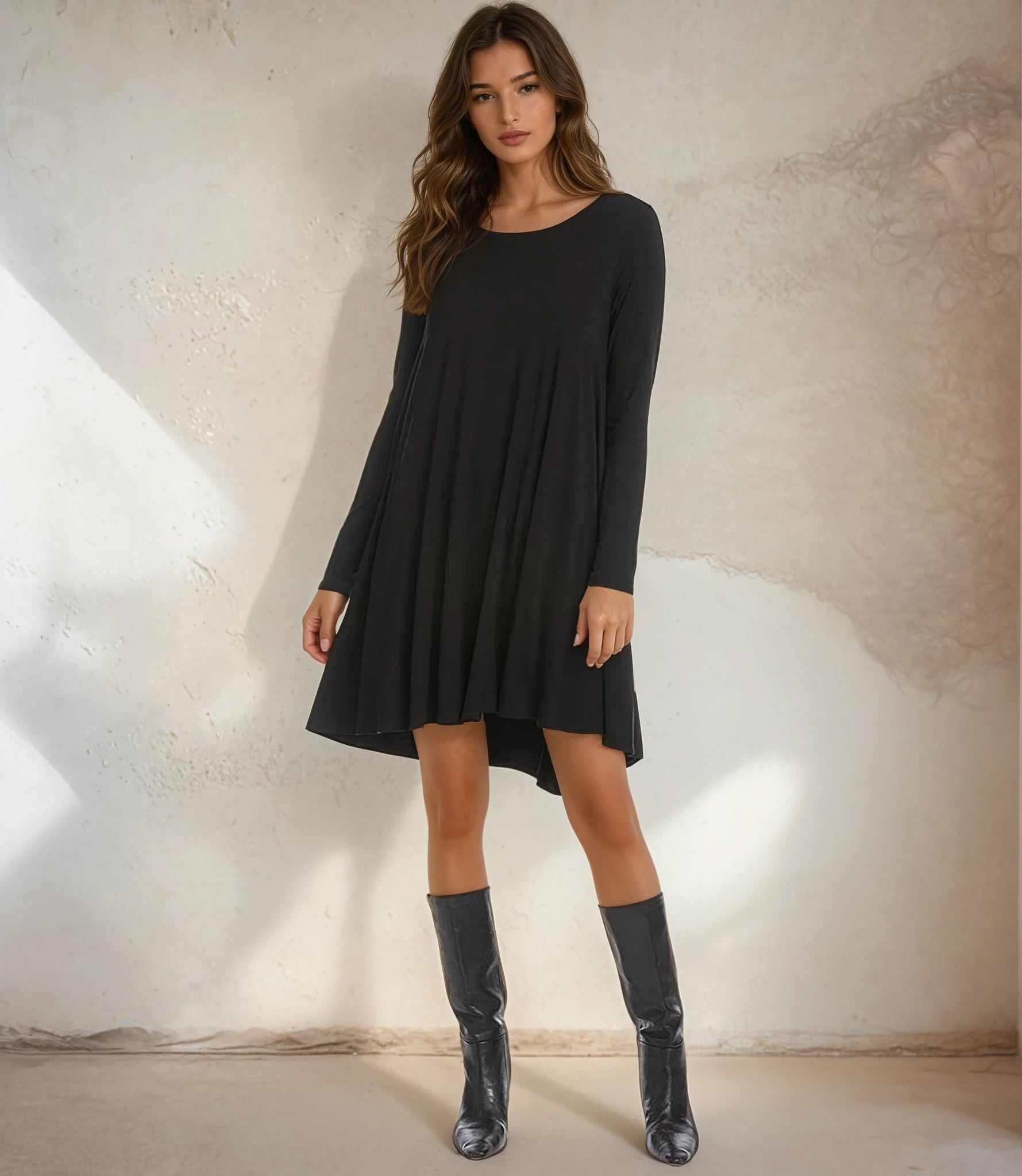 Petite Size Long Sleeve Maggie Dress - Image 7