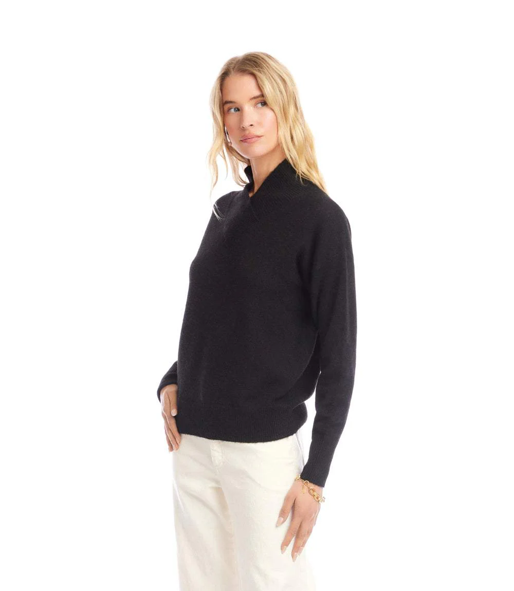 Petite Size Shawl Collar Sweater - Image 3