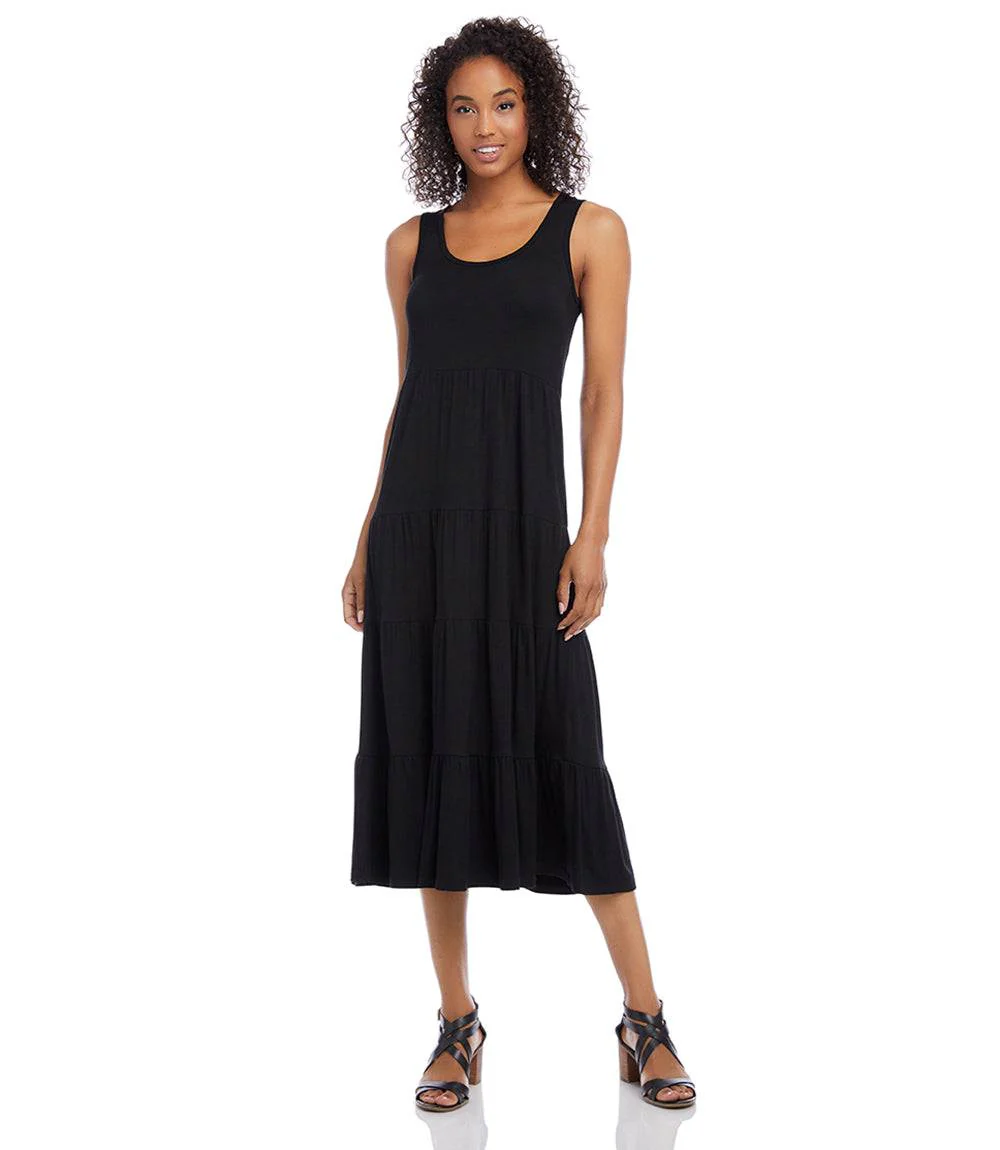 Petite Size Tiered Midi Dress - Image 4