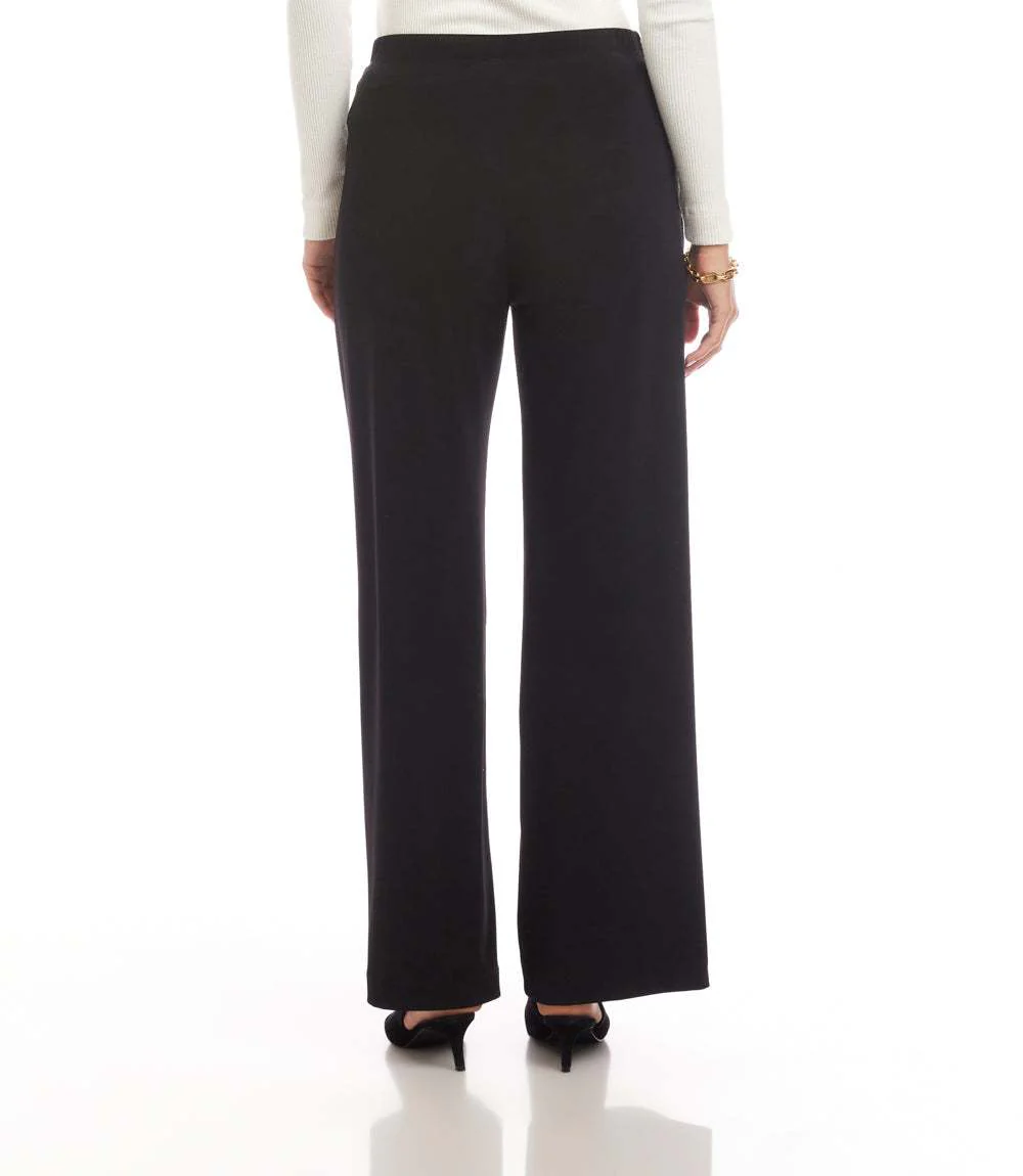 Petite Size Travel Jersey Wide-Leg Pants - Image 4