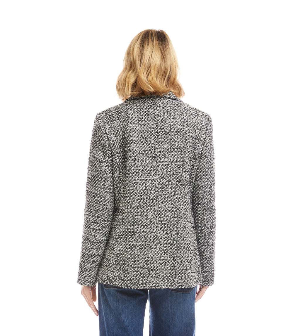 Petite Size Tweed Blazer - Image 4