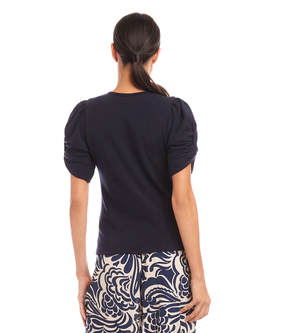Petite Size Twist Sleeve Top - Image 3