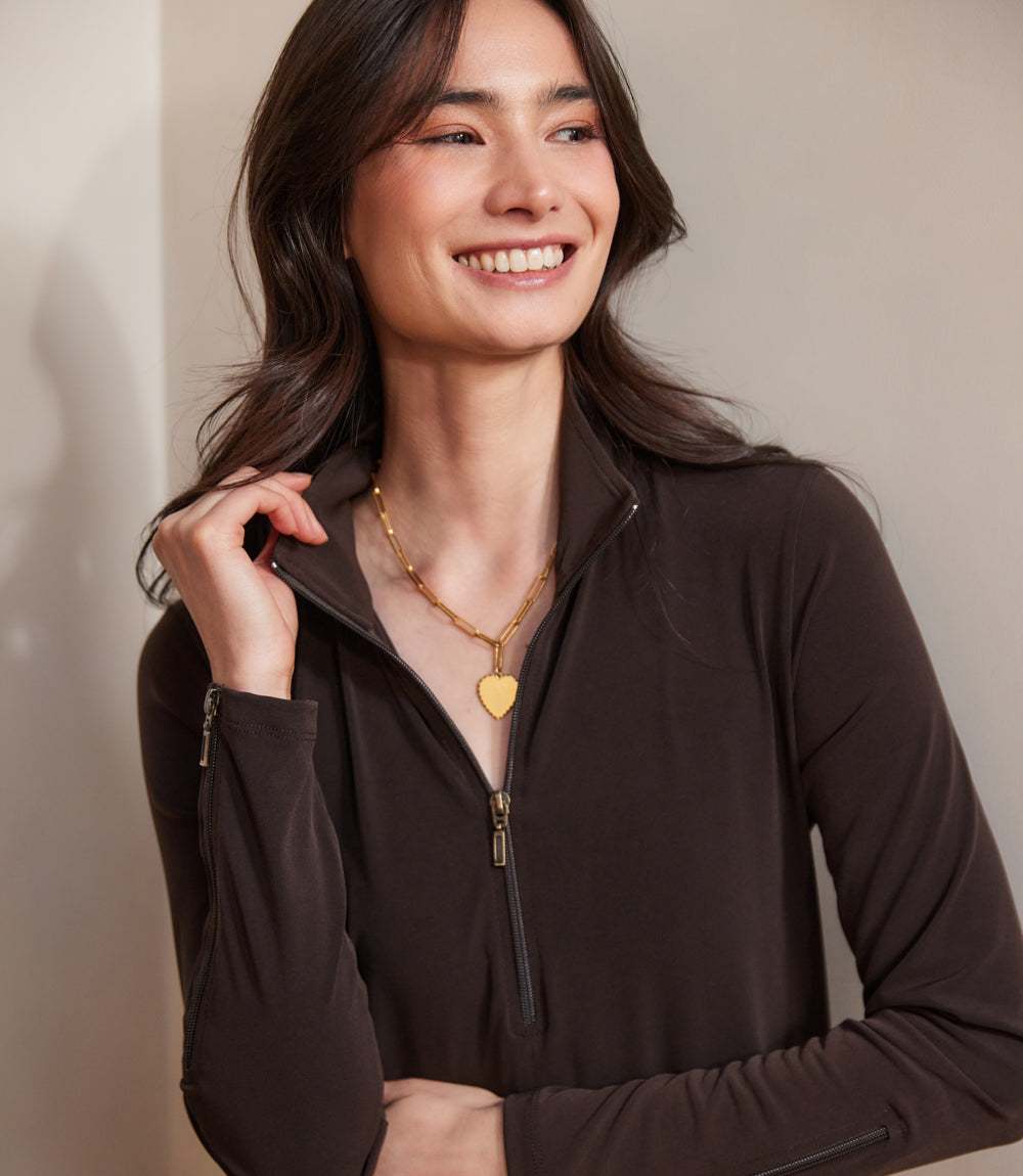 Petite Size Zip-Up Travel Jersey Dress - Image 7