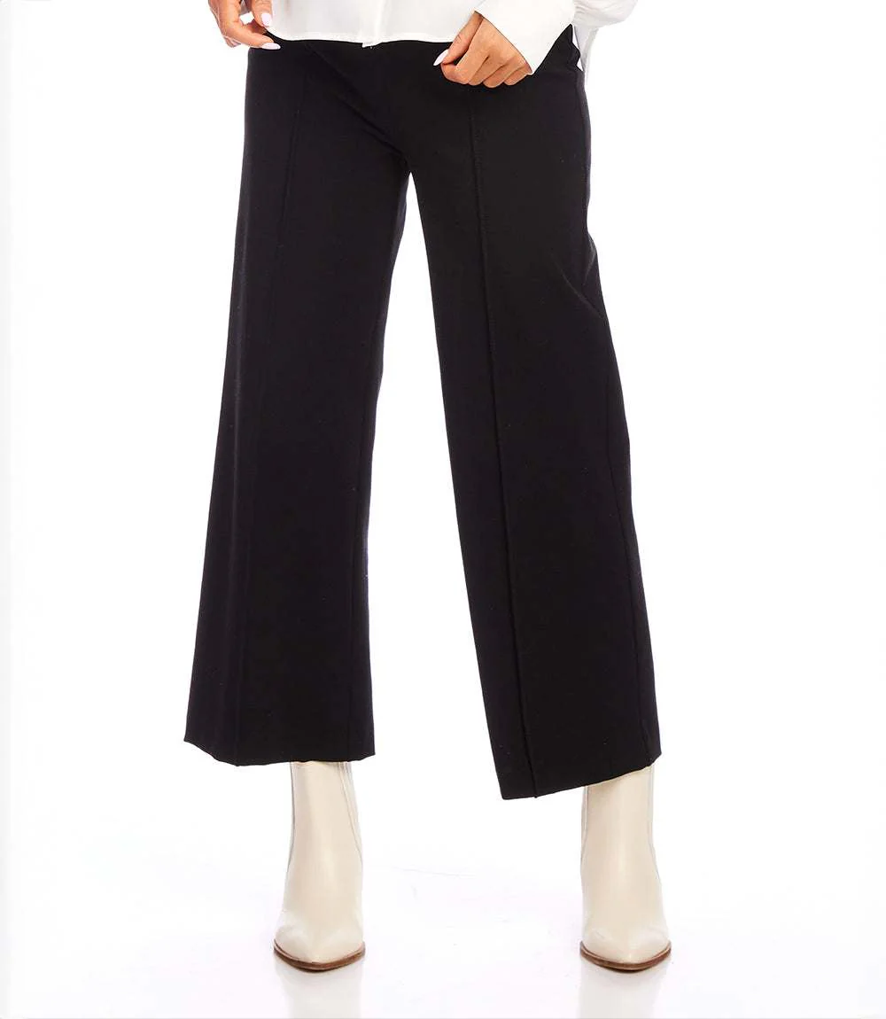 Pintuck Wide Leg Pants - Image 3