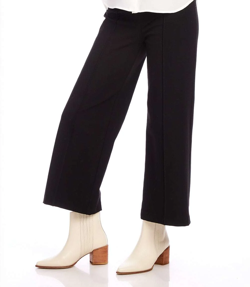 Pintuck Wide Leg Pants - Image 4