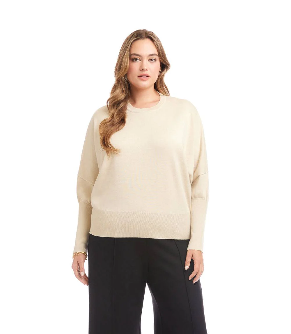 Plus Size Dolman Sleeve Sweater - Image 3