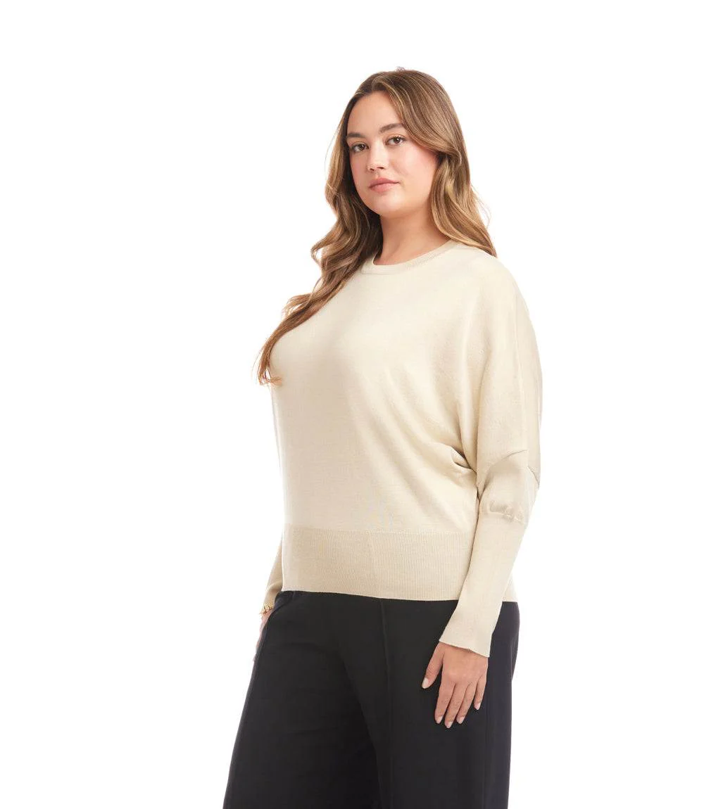 Plus Size Dolman Sleeve Sweater - Image 4