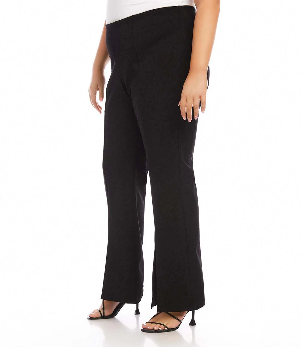 Plus Size Front Slit Pants - Image 3