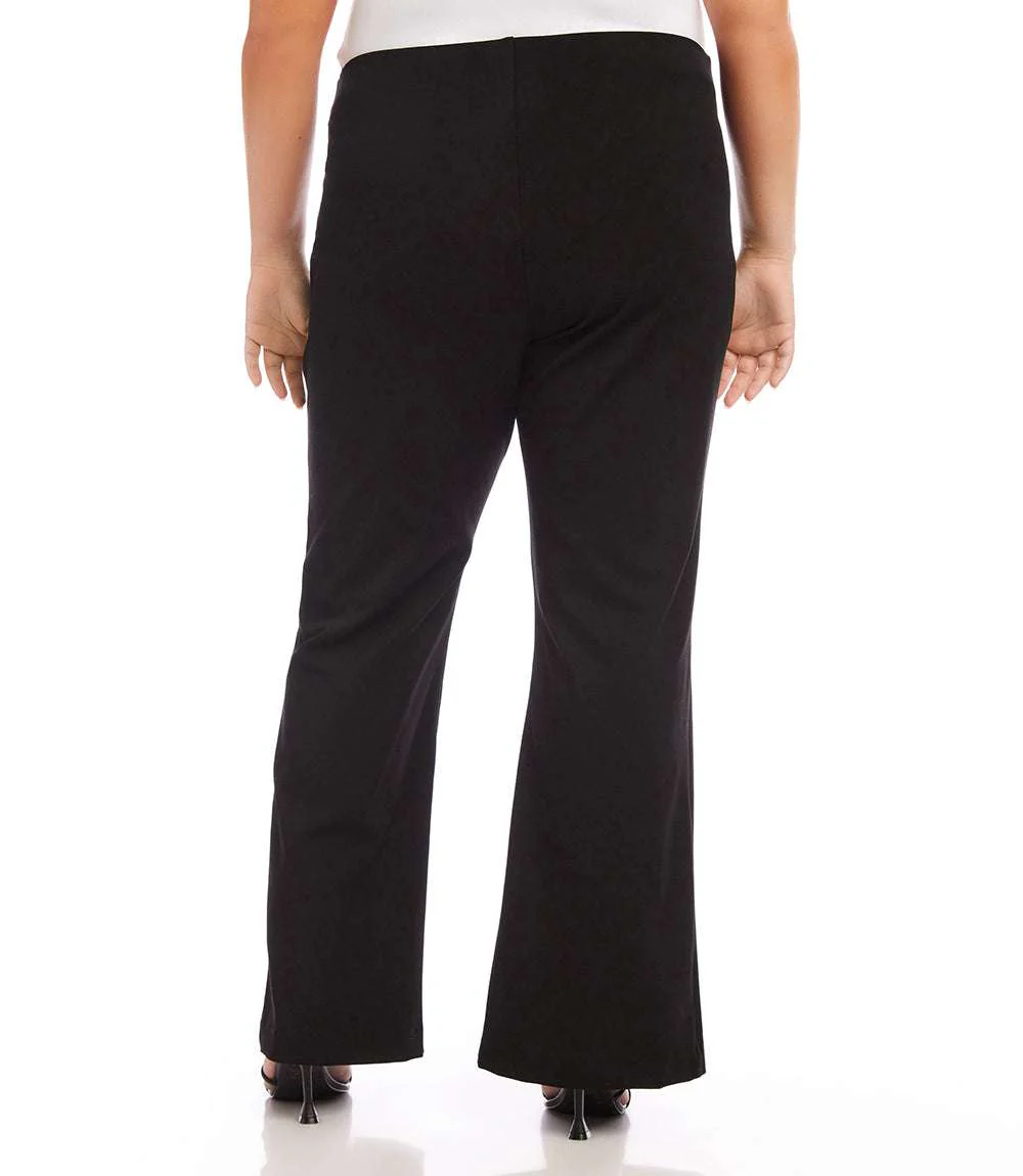Plus Size Front Slit Pants - Image 4