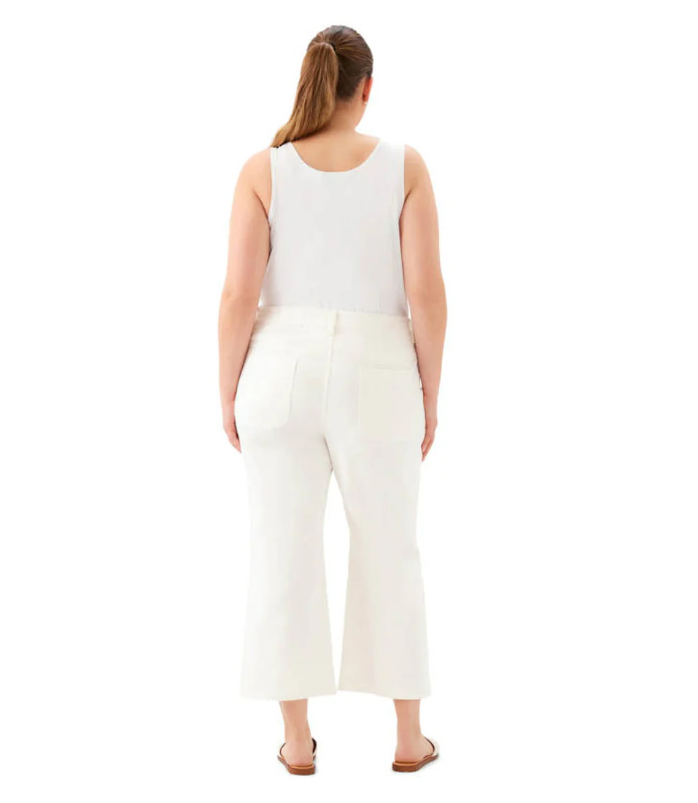 Plus Size Lauren Patch Pocket Cropped Pants - Image 4