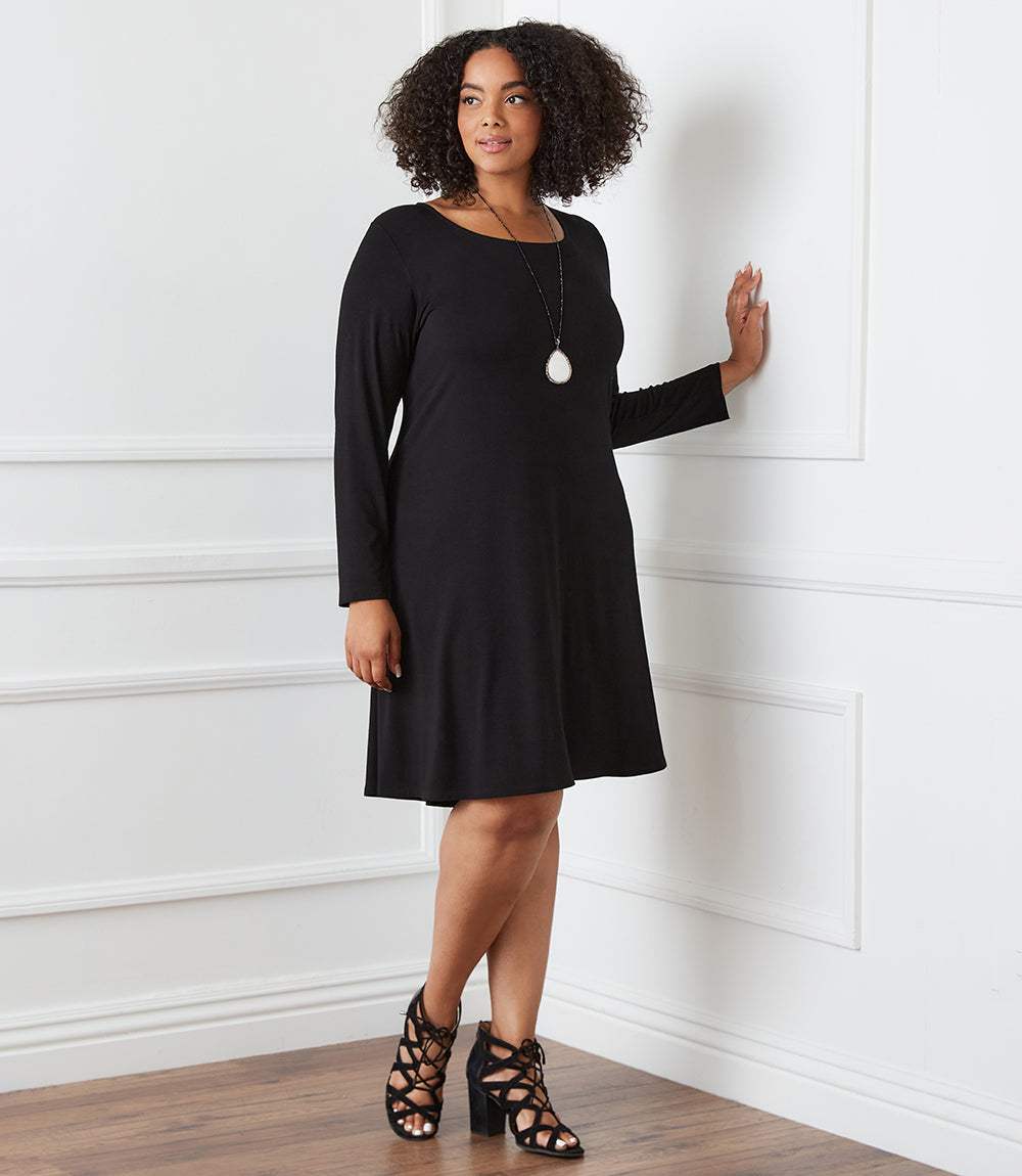 Plus Size Long Sleeve Maggie Dress - Image 3
