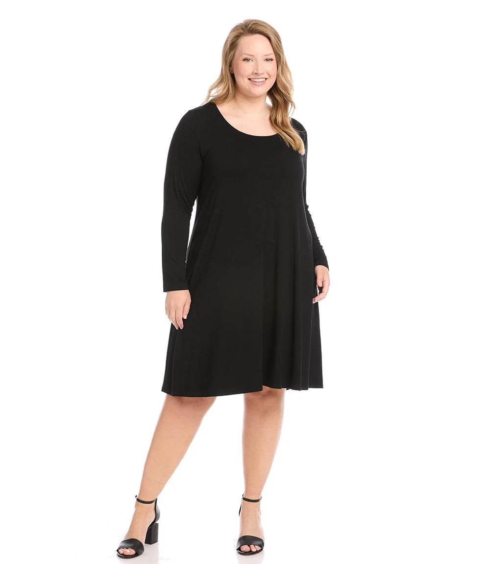 Plus Size Long Sleeve Maggie Dress - Image 5