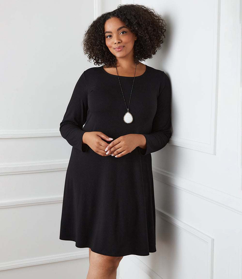 Plus Size Long Sleeve Maggie Dress - Image 8